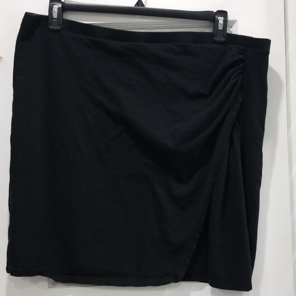 T shirt faux wrap skirt
